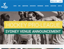 Tablet Screenshot of hockeynsw.com.au